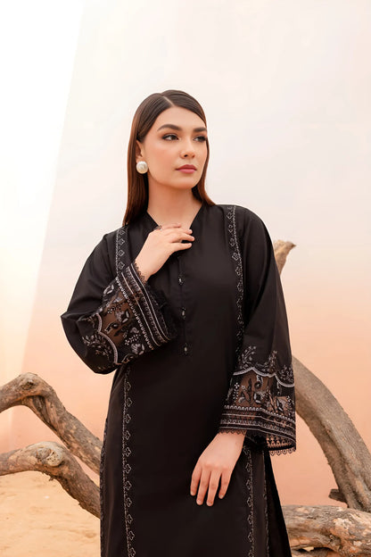 Black Rose - 2Pc Stitched
