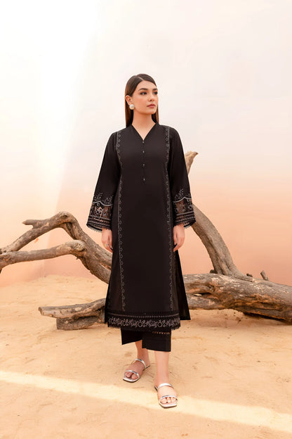 Black Rose - 2Pc Stitched