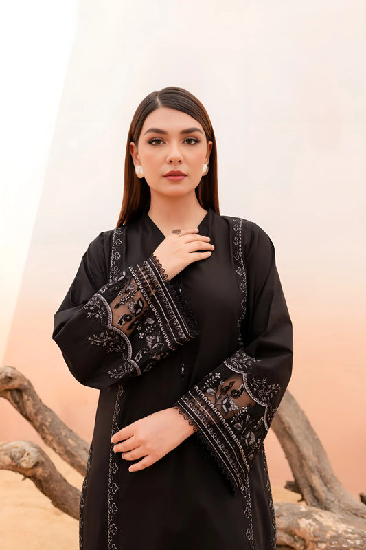 Black Rose - 2Pc Stitched