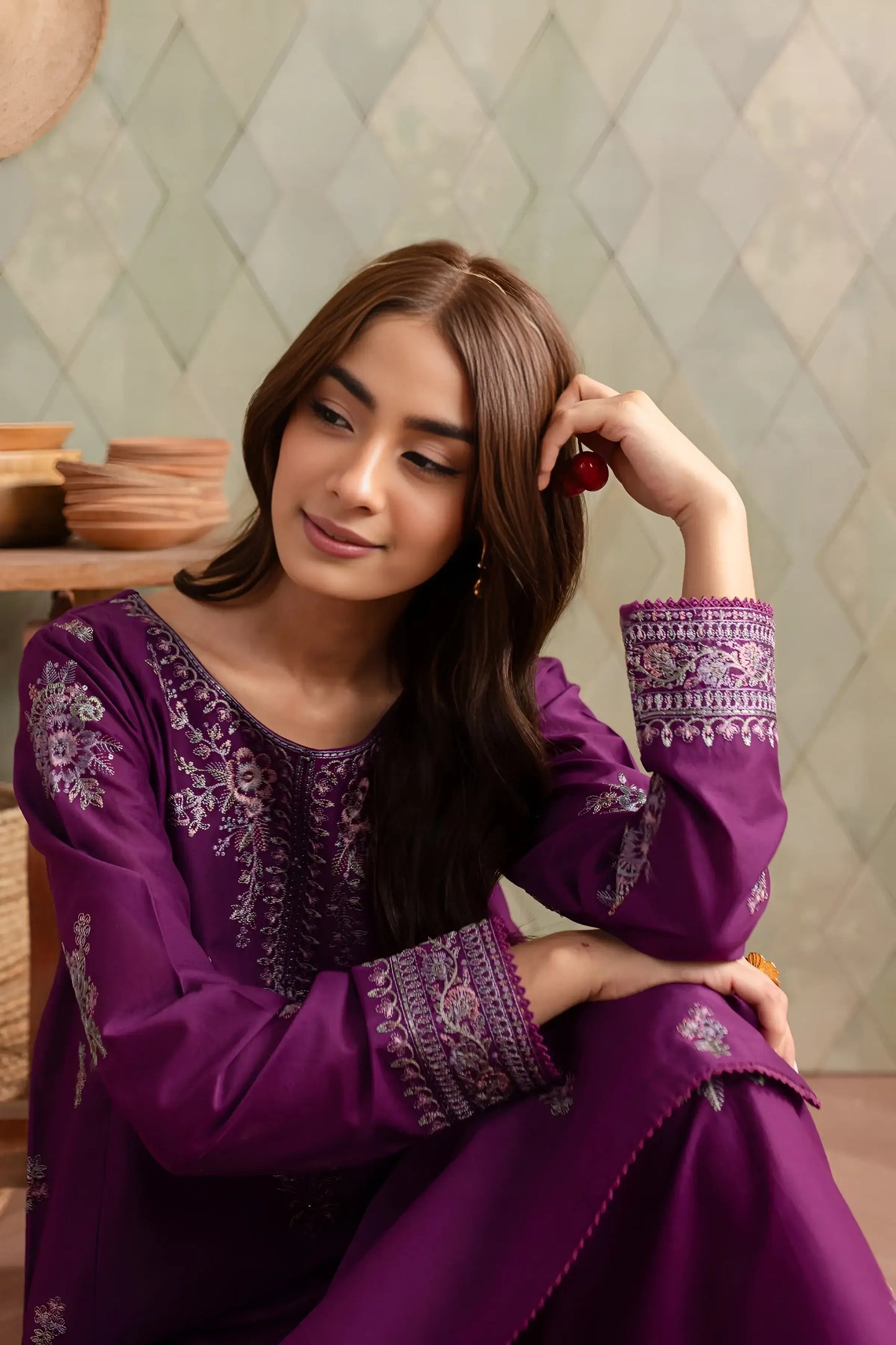 Embroidered Lawn Dress