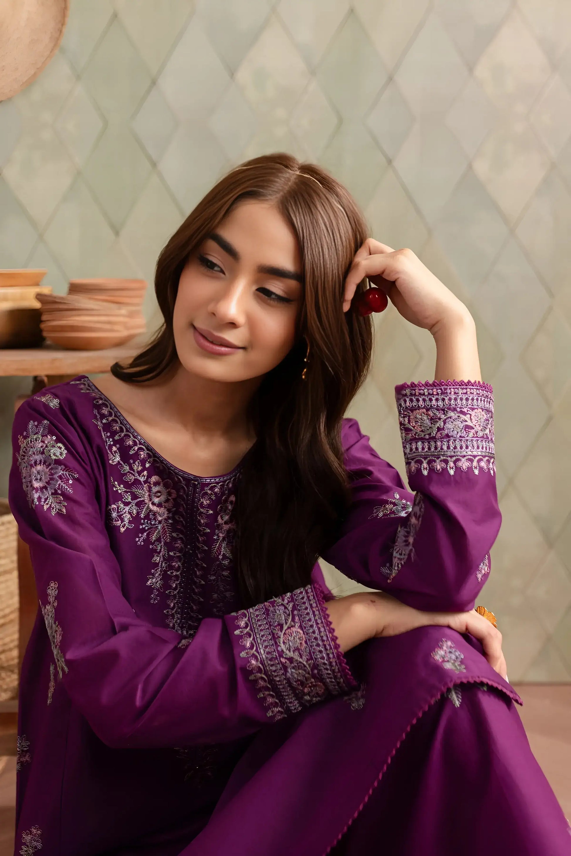 Embroidered Lawn Dress