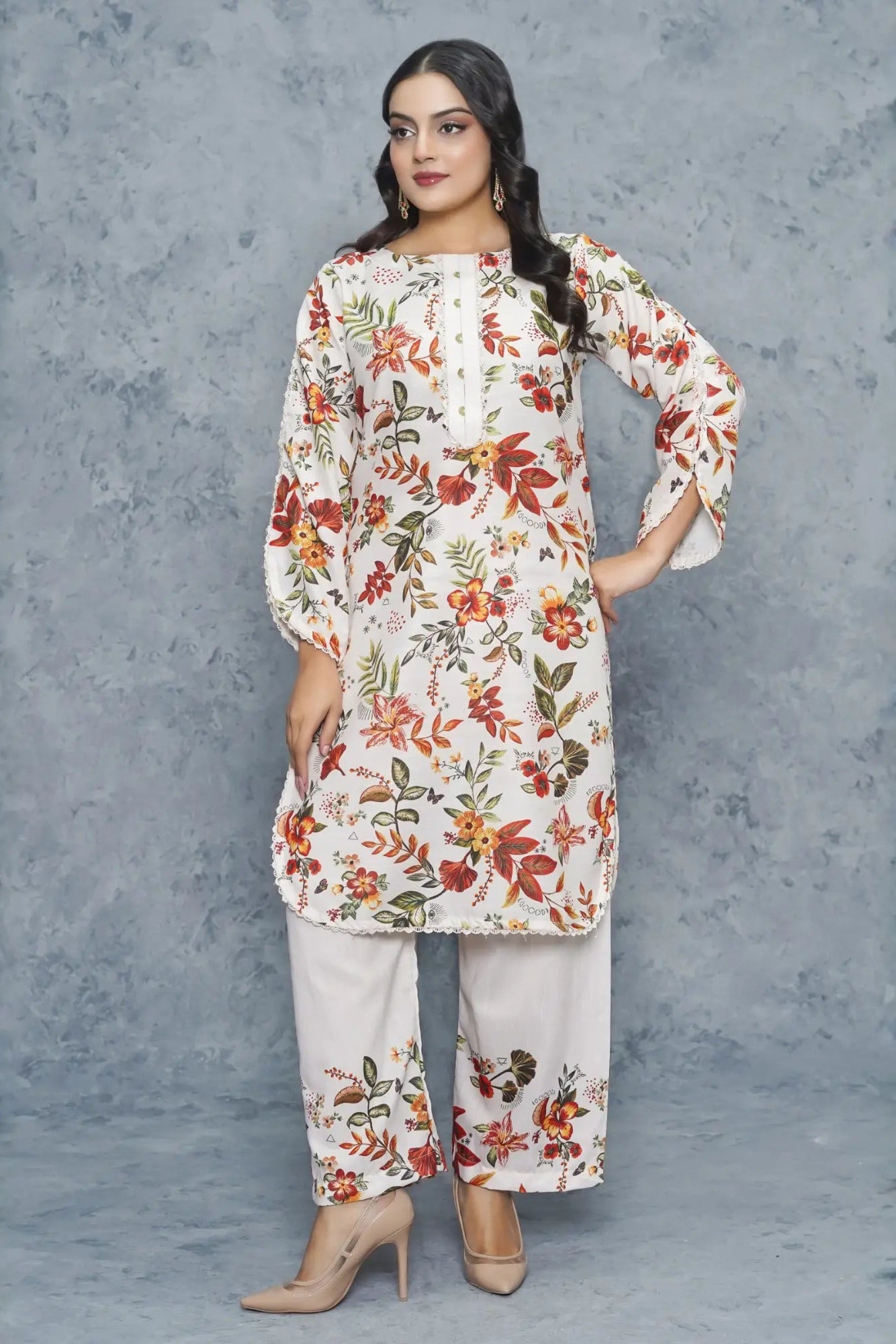 Aleez 2Piece Stitched Suit