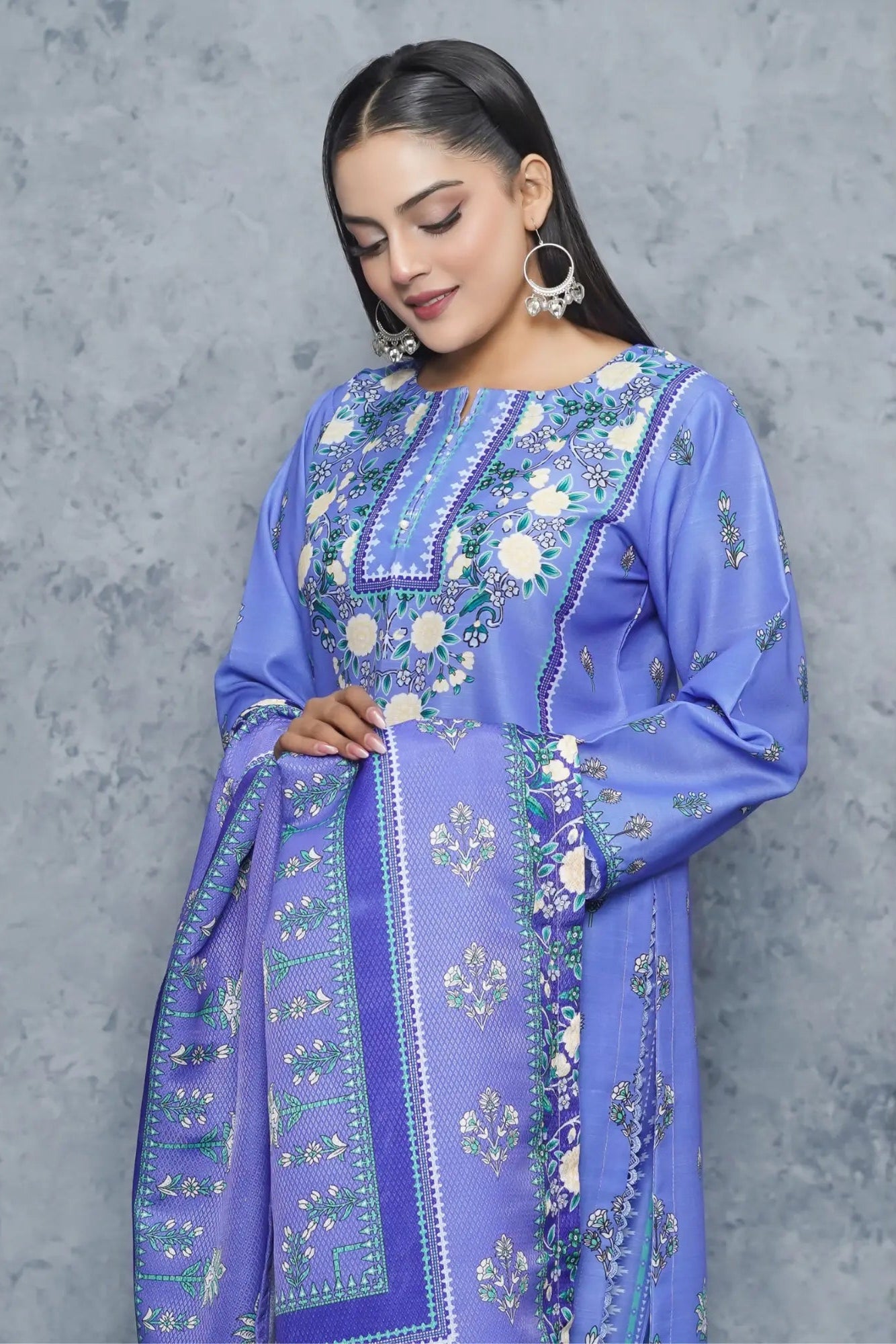 Dhanak 3Piece Stitched Suit
