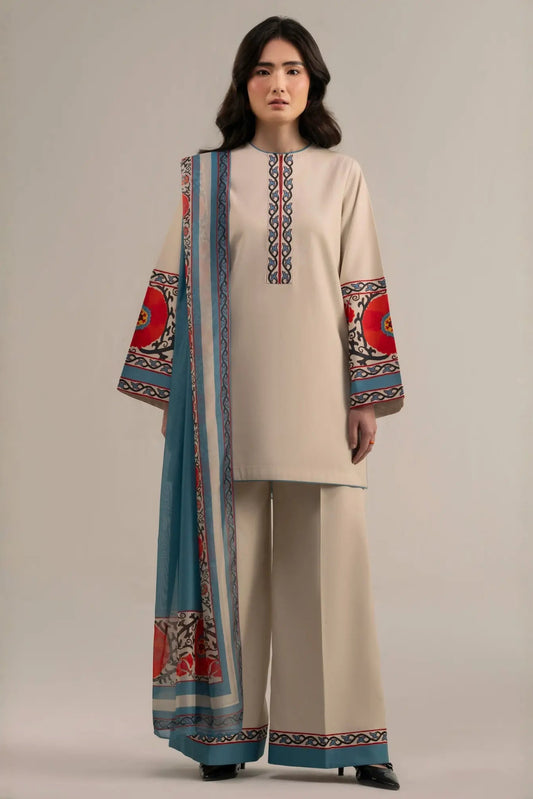 Medallion 3Pc Stitched