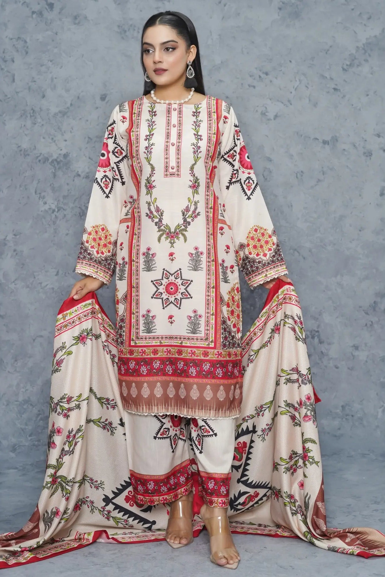Charizma 3Piece Stitched Suit