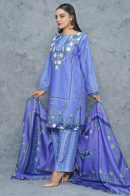 Dhanak 3Piece Stitched Suit