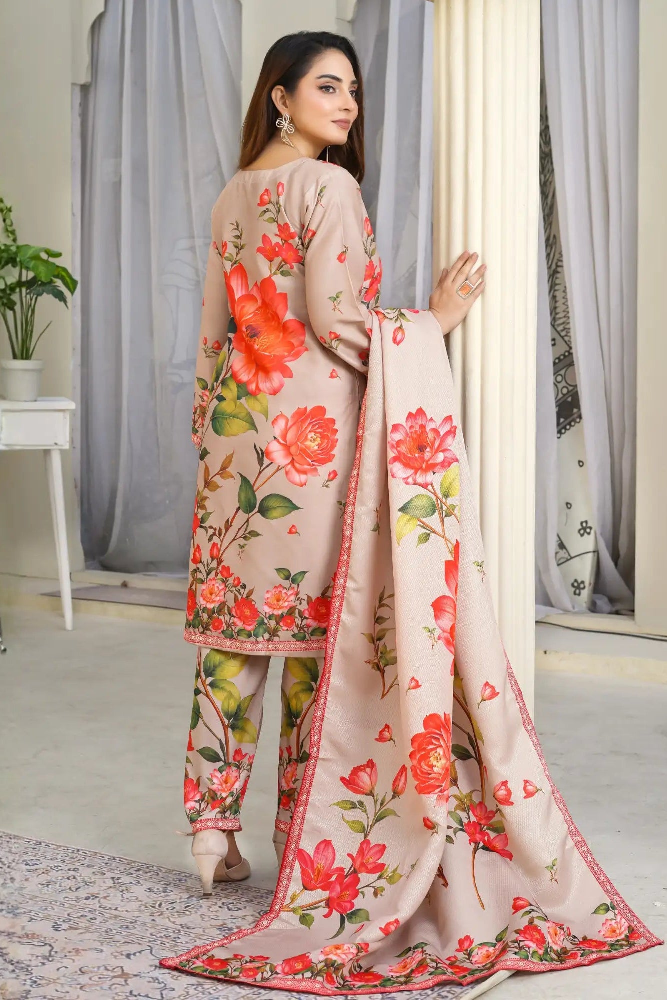 Jazmin 3Piece Stitched Suit