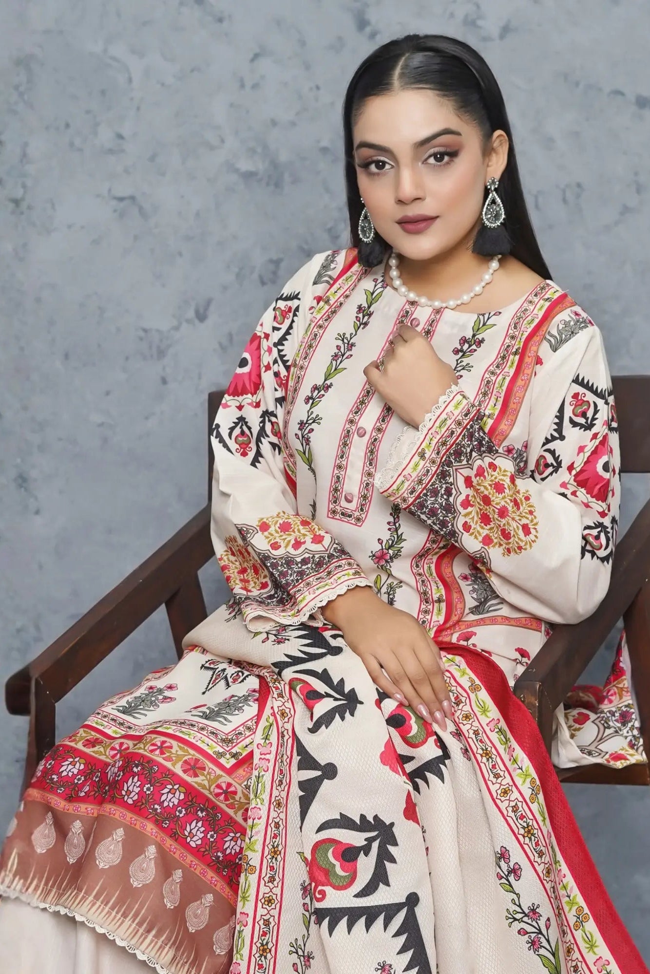 Charizma 3Piece Stitched Suit