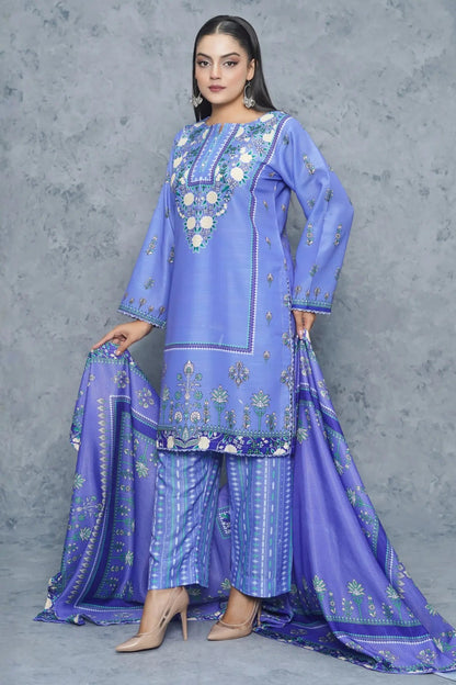 Dhanak 3Piece Stitched Suit