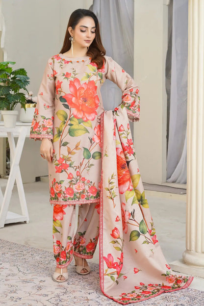 Jazmin 3Piece Stitched Suit