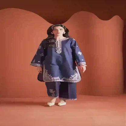 Bloomy - 2Pc Stitched