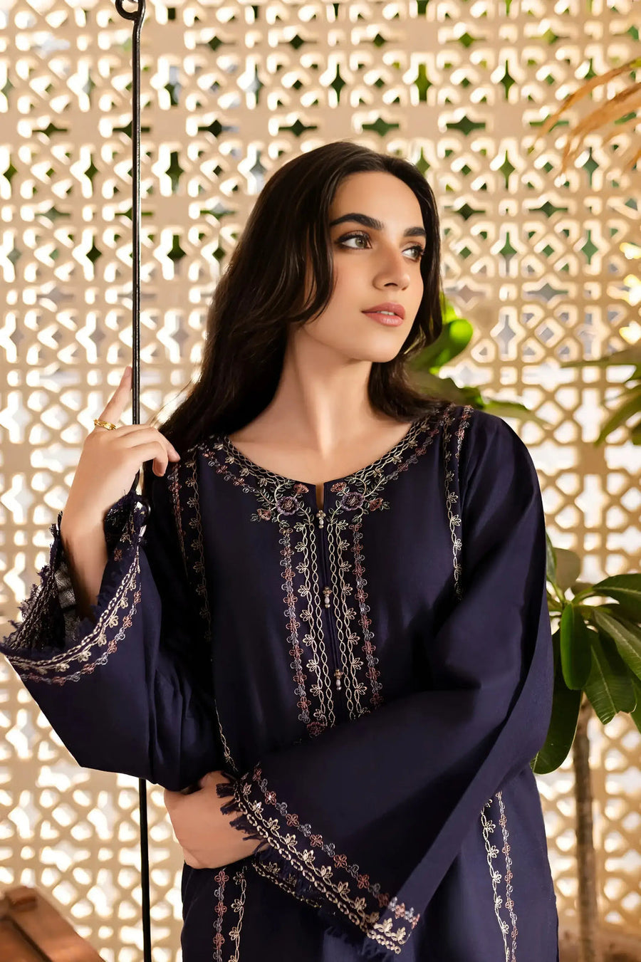 Blueberry -Lawn 2Pc Stitched